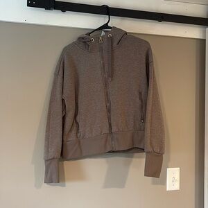 Brown RBX Cropped Hoodie